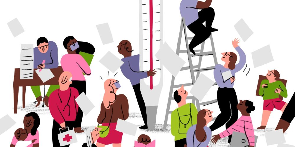 Illustration – enquête santé bien-être Illustration - enquête santé bien-être