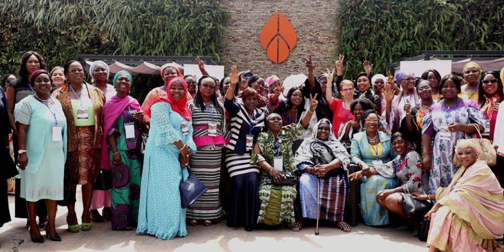 Participantes à la Journée Internationale de la Femme Mutualiste, le 4 mars 2020, Abidjan